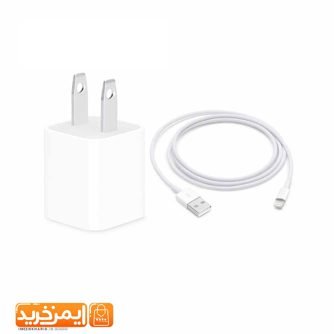 شارژر اورجینال آیفون با کابل لایتنینگ