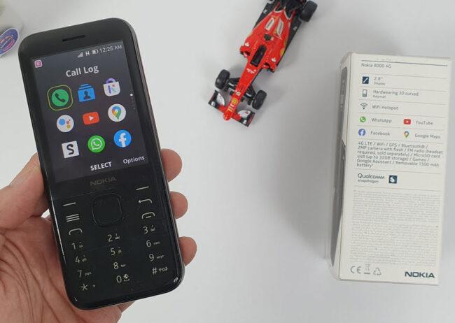 گوشی موبایل نوکیا مدل 4G 8000 دو سیم کارت ظرفیت 4 گیگابایت و رم 512 مگابایت