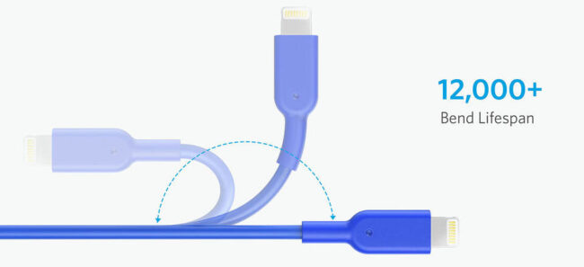 کابل تبدیل USB به لایتنینگ انکر مدل A8432 powerline طول 0.9 متر