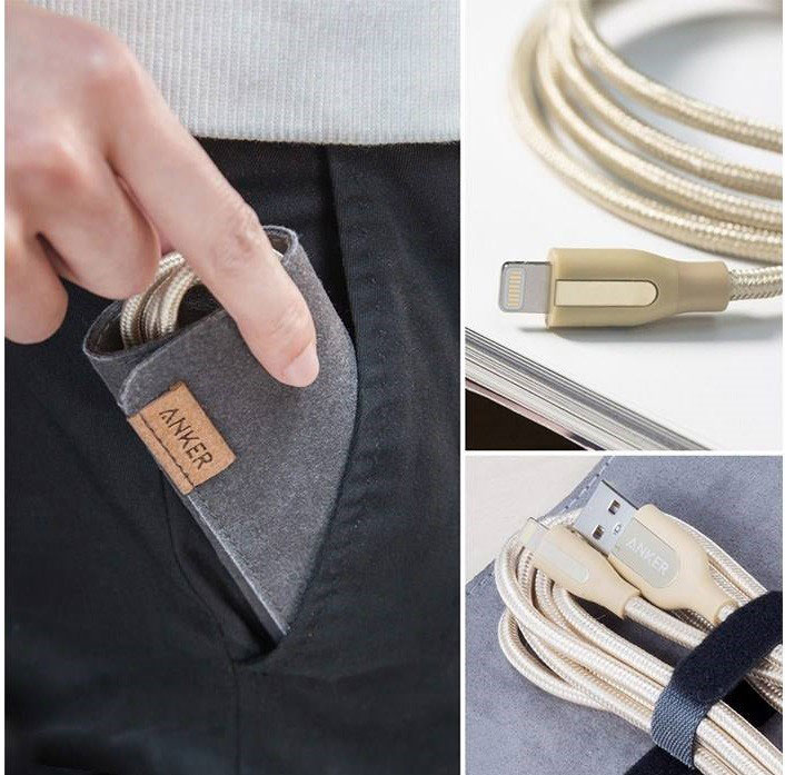 کابل تبدیل USB به لایتنینگ انکر مدل A8122 PowerLine Plus طول 1.8 متر