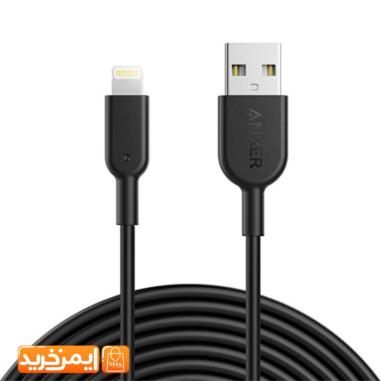 کابل تبدیل USB به لایتنینگ انکر مدل A8434 powerline طول 3 متر